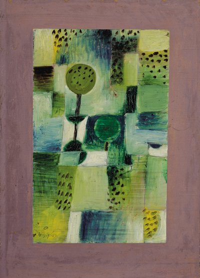 Parkbild bei Regen von Paul Klee