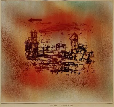 Sturm über der Stadt von Paul Klee