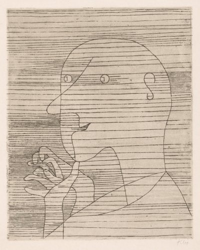 Der berechnende alte Mann von Paul Klee