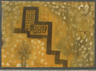 Das Haus auf der Höhe, 1923 von Paul Klee