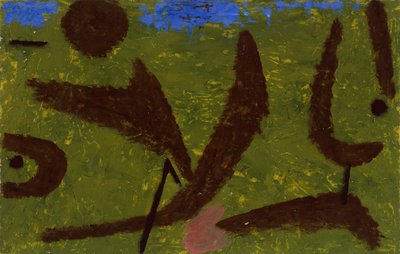 Was am Fuße von Chamonix geschah von Paul Klee