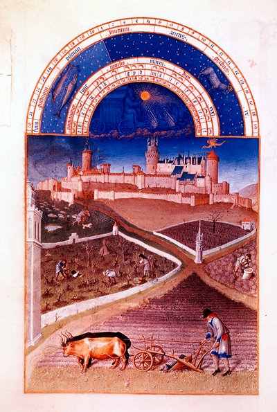 März, 1412-1416 von Paul Limbourg