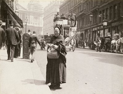 Streichholzverkäufer, Ludgate Hill, London, 1893 von Paul Martin
