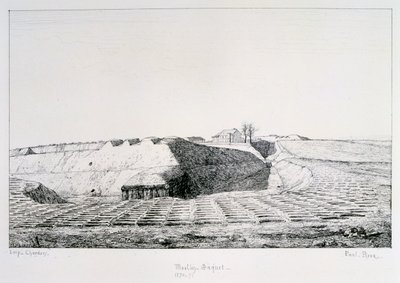 Moulin Saquet, Belagerung von Paris, 1870-1871 von Paul Roux