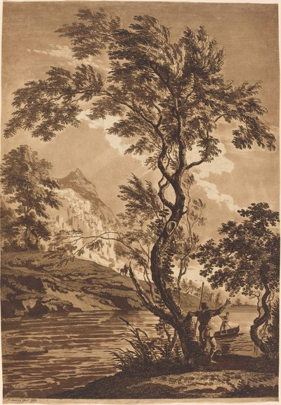 Italienische Landschaft von Paul Sandby