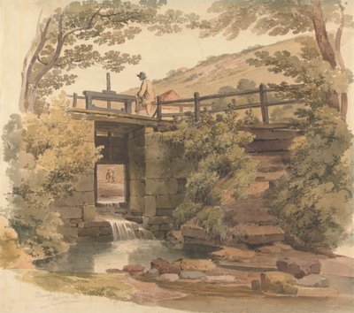 Das Schleusentor bei Slough von Paul Sandby Munn