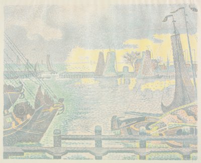 Boote in Vlissingen von Paul Signac