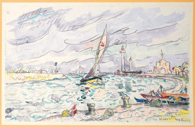 Ciboure, Saint-Jean-de-Luz, 1920 von Paul Signac