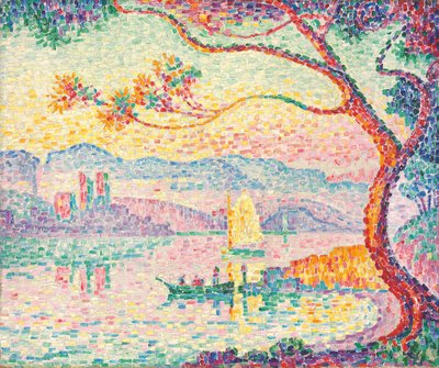 Hafen von Antibes, 1917 von Paul Signac
