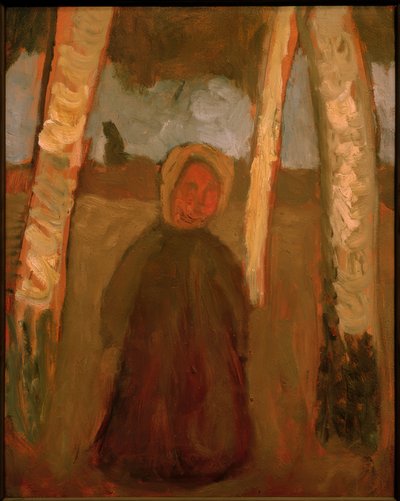 Kind unter Birken von Paula Modersohn Becker