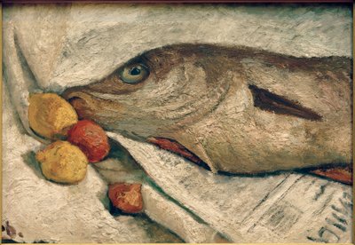Stillleben mit Schellfisch von Paula Modersohn Becker