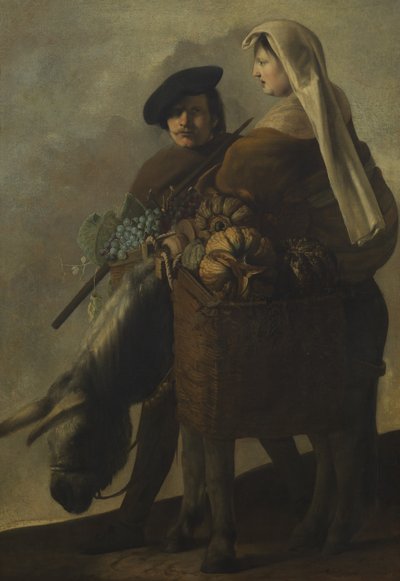 Obstsammler, ca. 1650 von Paulus Bor