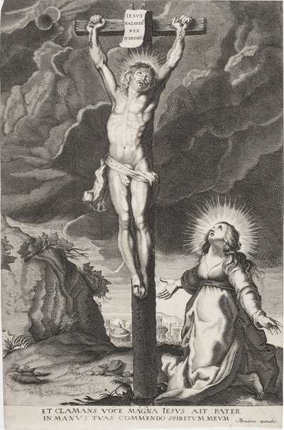 Christus am Kreuz von Paulus Pontius