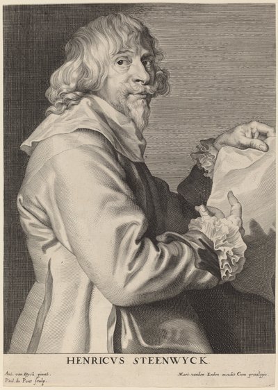 Henricus Steenwyck von Paulus Pontius after Sir Anthony van Dyck