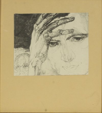 Selbstporträt von Pavel Nikolayevich Filonov