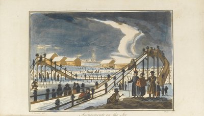 Vergnügen auf dem Eis, 1813 von Pavel Petrovich Svinyin