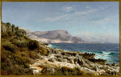 Küste bei Monte Carlo von Peder Monsted