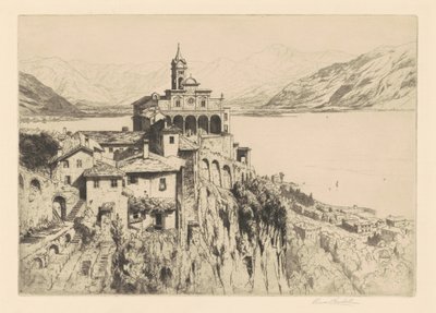 Santa Maria del Sasso, Locarno von Percival Gaskell