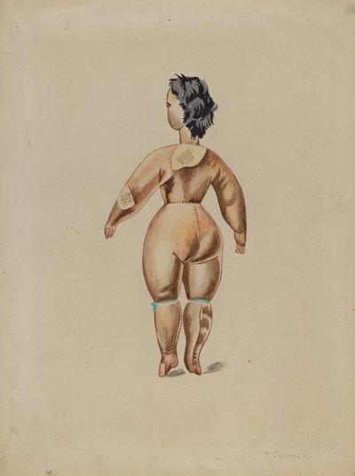 Primitive Puppe von Percival Jenner