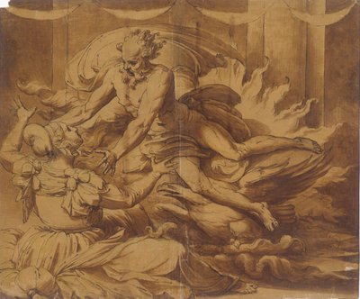 Jupiter erscheint Semele von Perino del Vaga