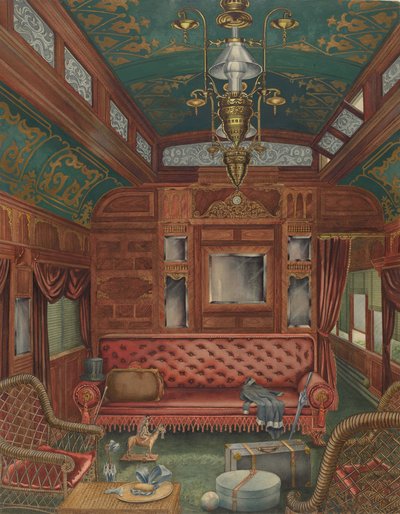 Pullman-Wagen, ca. 1940 von Perkins Harnly