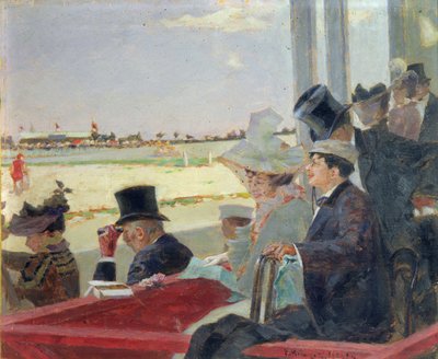 Pferderennen, 1902 von Peter Alexandrovich Nilus