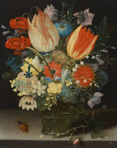 Stillleben mit Tulpen, 1623 von Peter Binoit