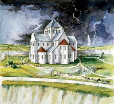 Old Sarum, 1092 von Peter Dunn