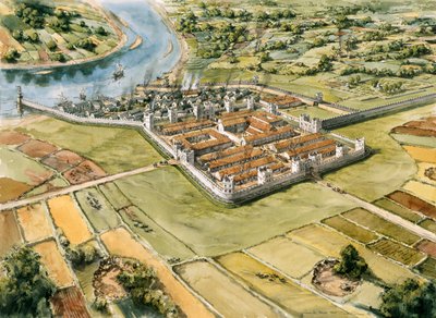 Segedunum Römisches Fort, 3. Jahrhundert von Peter Dunn