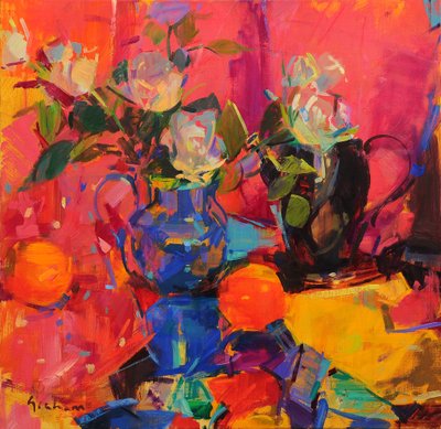 Blau und Rosa von Peter Graham (Contemporary)