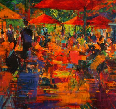 Le Grand Café von Peter Graham (Contemporary)