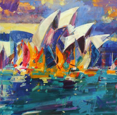Sydney Flying Colours, 2012 von Peter Graham (Contemporary)