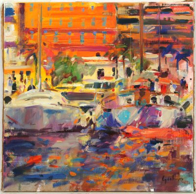Die Riviera bei Menton von Peter Graham (Contemporary)