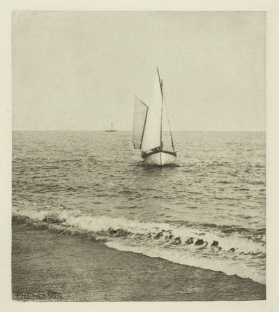 Ein Suffolk-Shrimper "An Land kommen" von Peter Henry Emerson