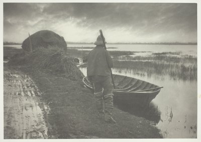 Marscher geht Schoof-Stoff schneiden von Peter Henry Emerson