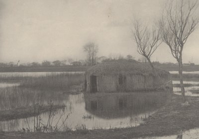 Ein Schilfbootshaus von Peter Henry Emerson and T.F. Goodall