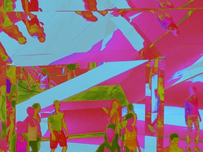 VENICE BEACH KOPFÜBER, 2014 von Peter McClure