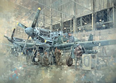 Mustang in Warton von Peter Miller