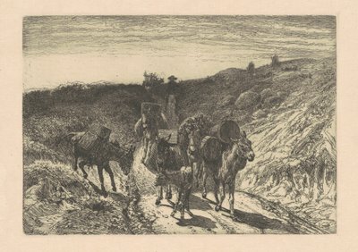 Der Burrow-Zug, New Mexico von Peter Moran
