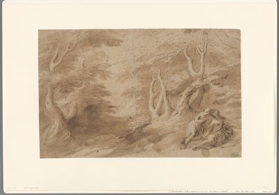 Landschaft mit Liebespaar von Peter Paul Rubens (school of)