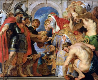 Abraham und Melchisedek von Peter Paul Rubens