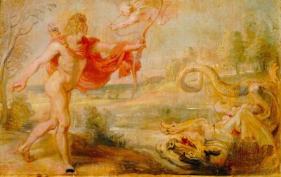 Apollon tötet die Pythonschlange von Peter Paul Rubens