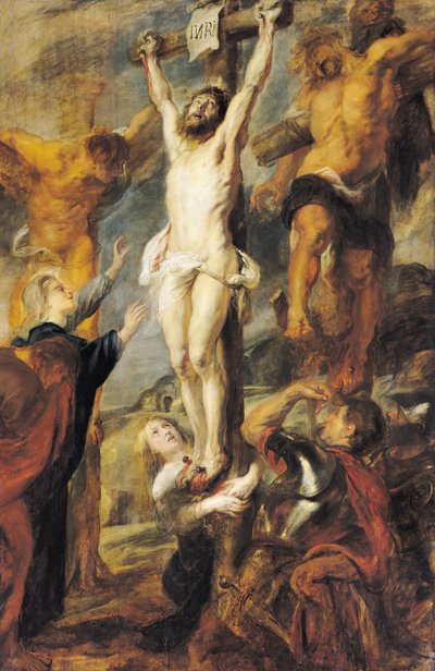 Christus zwischen den beiden Dieben, ca. 1635 von Peter Paul Rubens