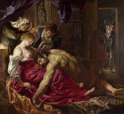 Samson und Delila. Um 1609-10 von Peter Paul Rubens