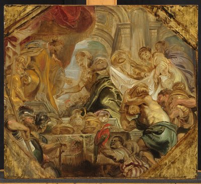 Salomo empfängt die Königin von Saba von Peter Paul Rubens