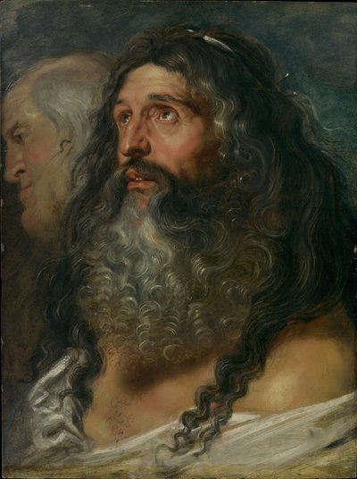 Studie von zwei Köpfen, ca. 1609 von Peter Paul Rubens