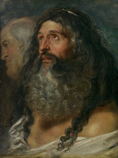 Studie von zwei Köpfen von Peter Paul Rubens