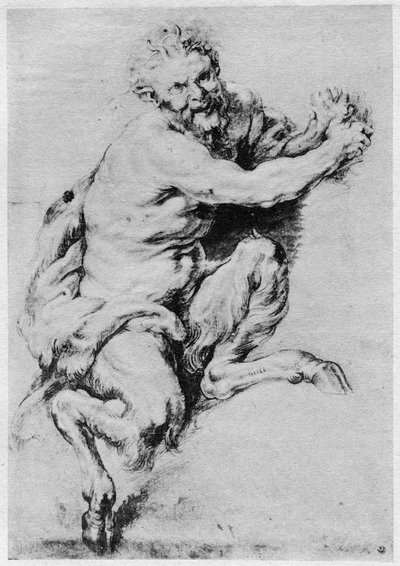 Studie eines Satyrs, 1913 von Peter Paul Rubens