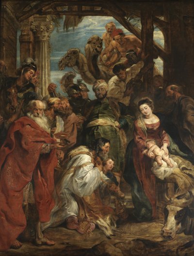 Die Anbetung der Heiligen Drei Könige von Peter Paul Rubens