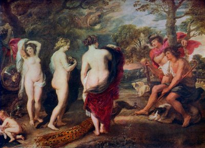 Das Urteil des Paris, ca. 1635-1638, 1912 von Peter Paul Rubens